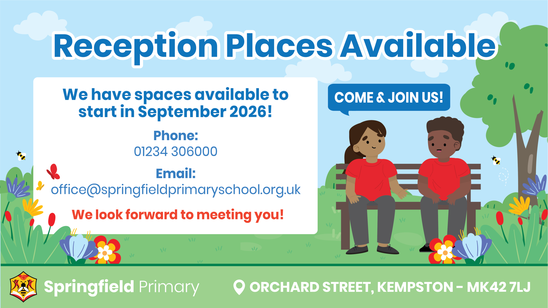 Reception Starters September 2026